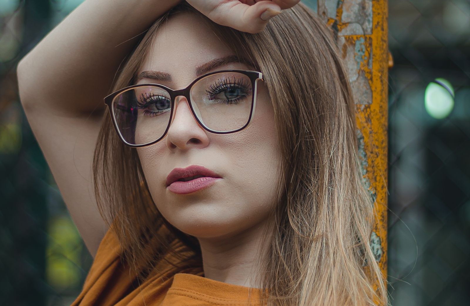Close-up of photo retouching in progress